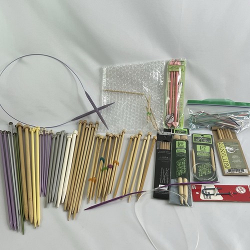 Knitting needles large mixed - needles,
